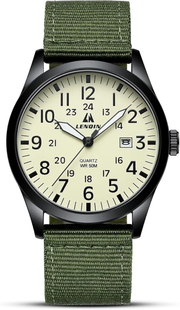 LN LENQIN Mens Watches Military Watch