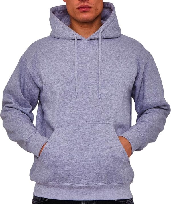 LABEL APPAREL Mens Pullover Fleece Hoodie